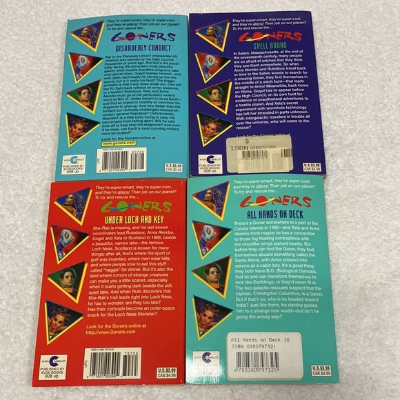 Goners paperback books 3, 6, 7 and 10 90’s - Picture 6 of 9